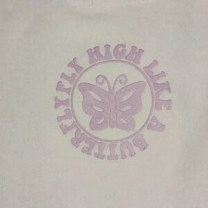 NWOT - Handmade White New Born Bodysuit - High Like A Butterfly